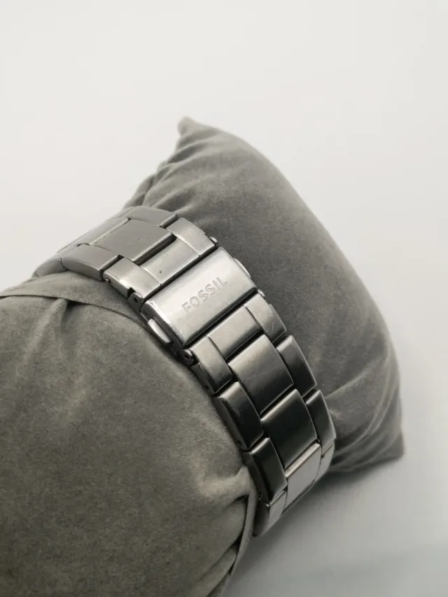 Reloj Fossil Negro y Plateado