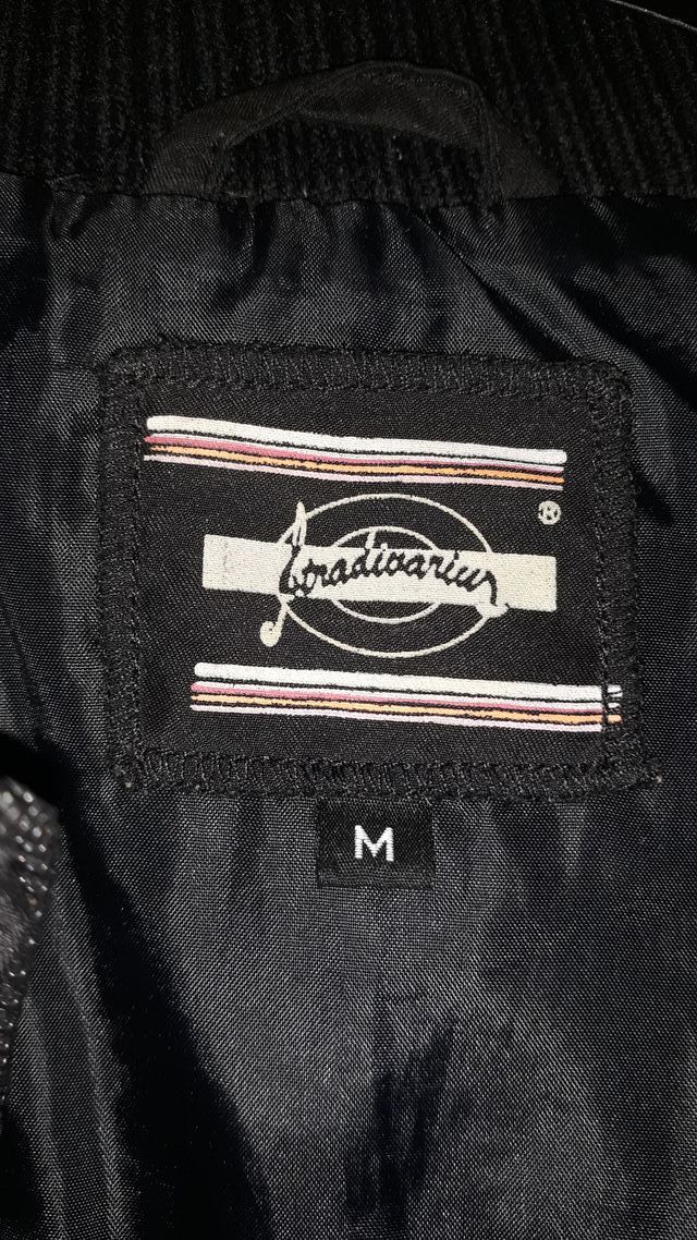 Chaqueta Stradivarius Negra Talla M