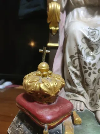 Corazón de Jesús entronizado grande 77cm.