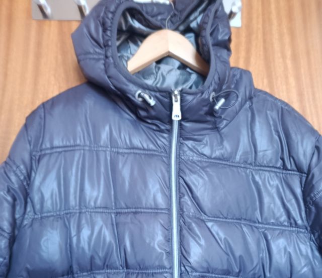 Chaqueta acolchada Celio gris metalizado XL
