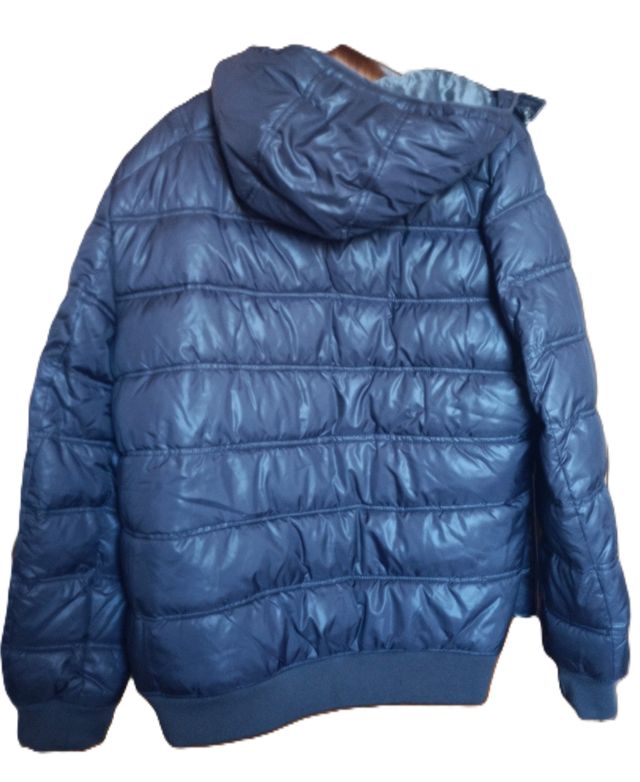 Chaqueta acolchada Celio gris metalizado XL