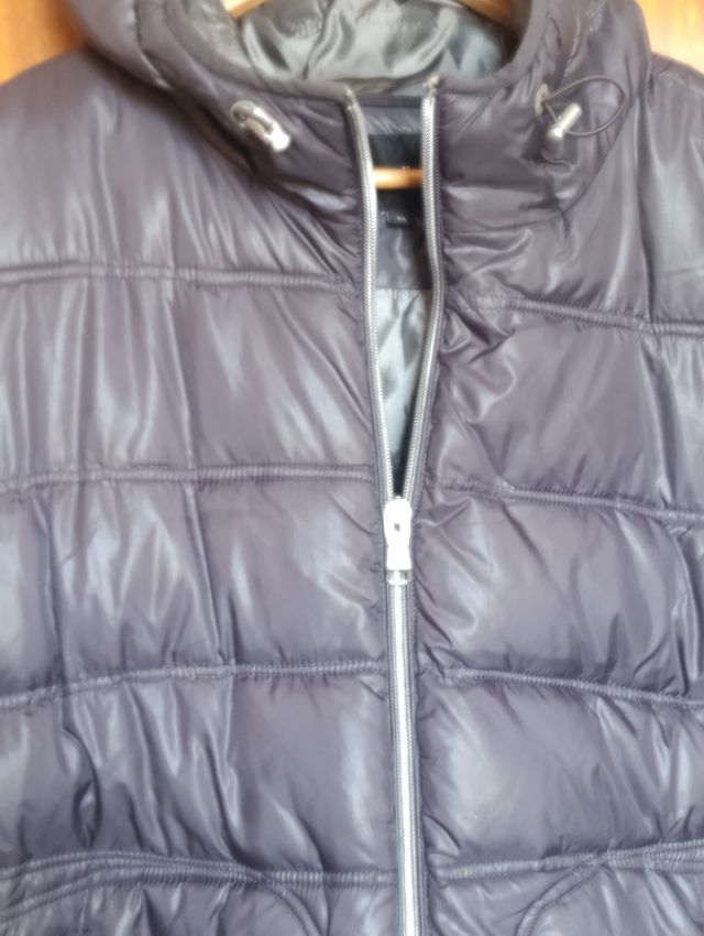 Chaqueta acolchada Celio gris metalizado XL