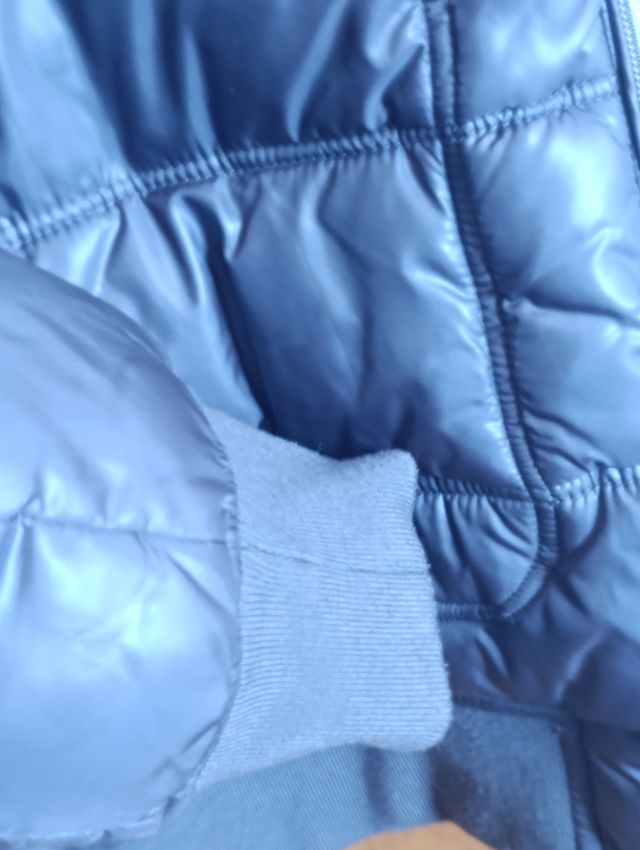 Chaqueta acolchada Celio gris metalizado XL