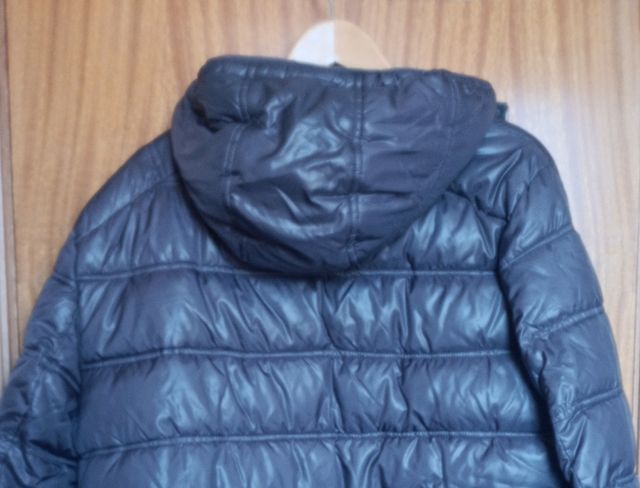 Chaqueta acolchada Celio gris metalizado XL