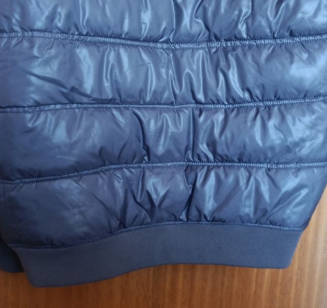Chaqueta acolchada Celio gris metalizado XL