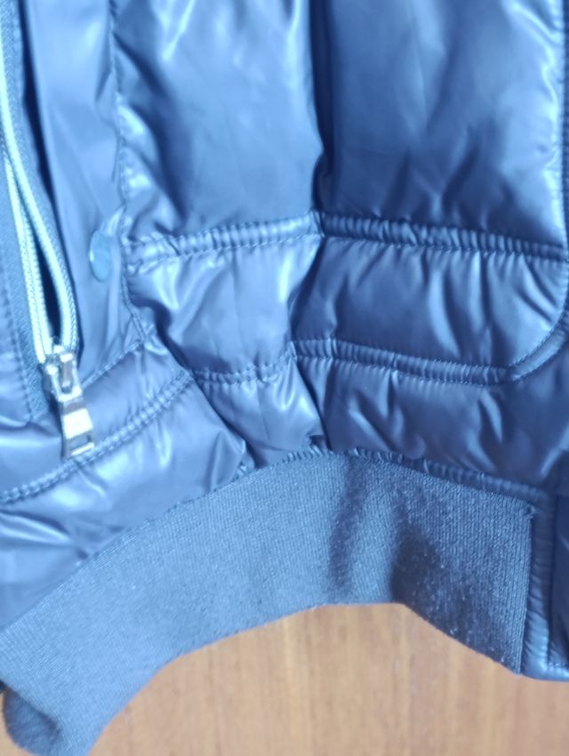 Chaqueta acolchada Celio gris metalizado XL