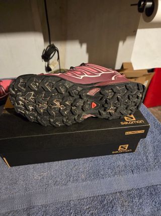 Scarpe trekking Salomon donna rosa/nere