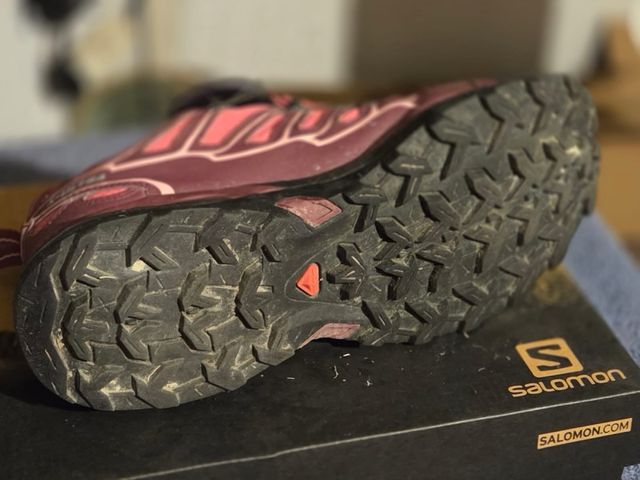 Scarpe trekking Salomon donna rosa/nere