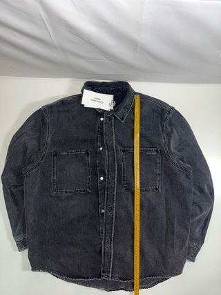 Giacca Jeans Calvin Klein Nera Uomo