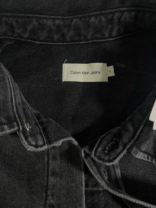 Giacca Jeans Calvin Klein Nera Uomo