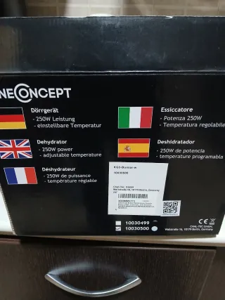 Deshidratador de alimentos ONE CONCEPT