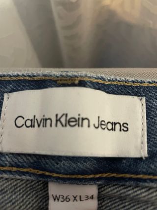 Pantalón vaquero Calvin Klein azul