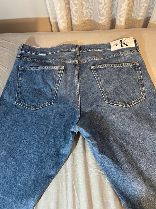Pantalón vaquero Calvin Klein azul