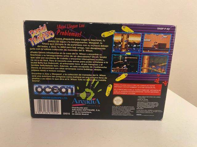 Daniel el Travieso SNES PAL España