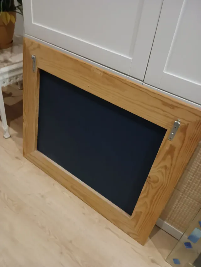 Espejo de madera y cristal