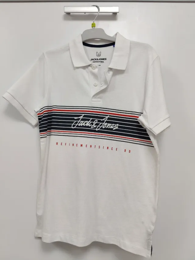 Polo blanco Jack & Jones Junior