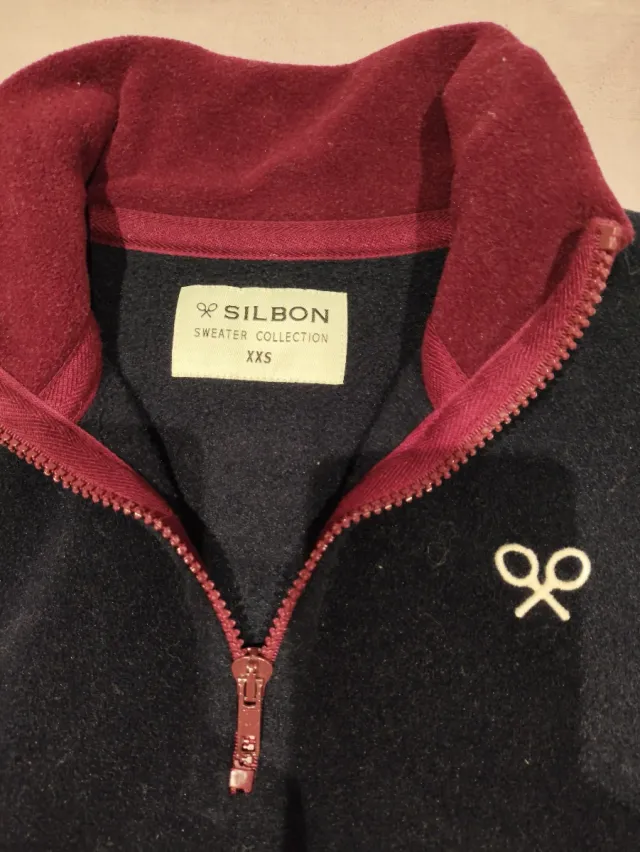 Sudadera SILBON 1/4 cremallera