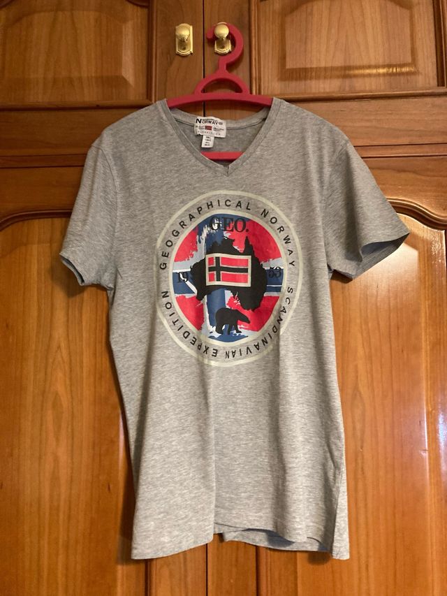 Camiseta GEOGRAPHICAL NORWAY Gris