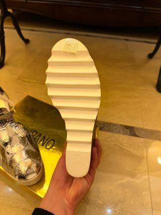 Sandali donna TULIPANO oro/argento