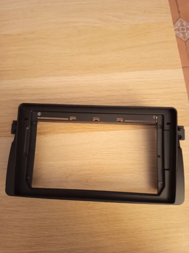 Marco Doble DIN Radio Coche Negro