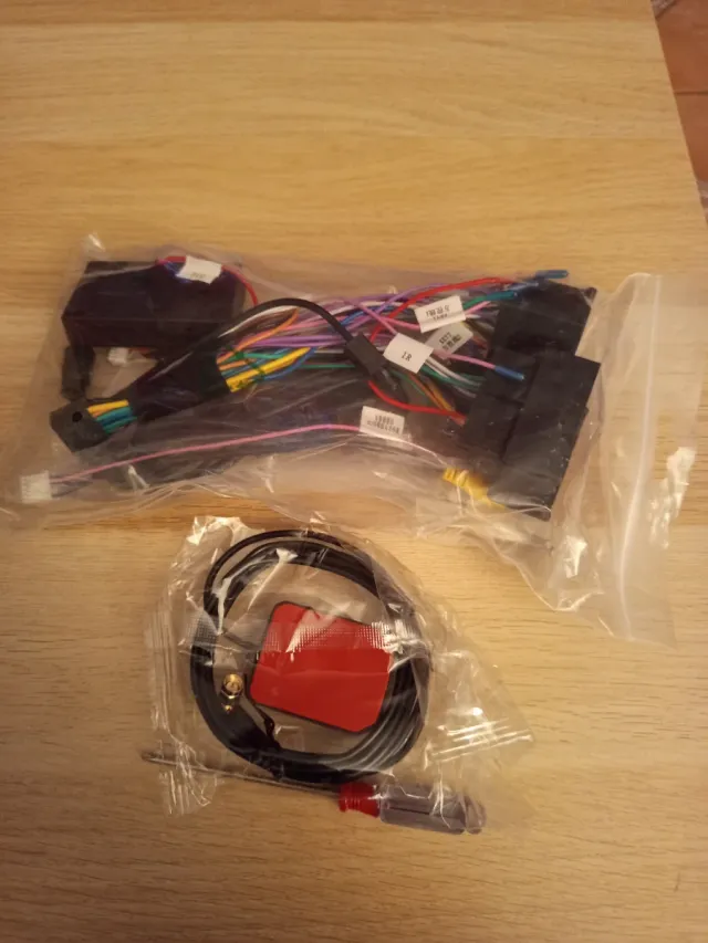 Marco Doble DIN Radio Coche Negro