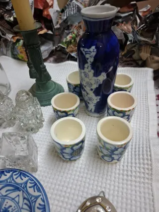 Lote Antigüedades Varios Objetos Decoración