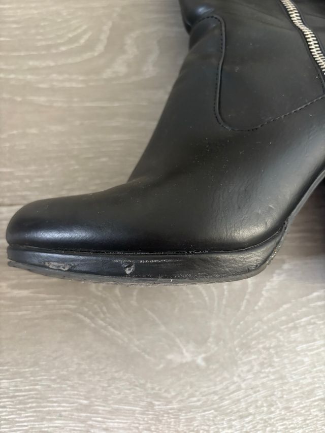 Botas altas tacón negras