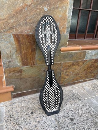 Patinete Waveboard 2 Ruedas Negro/Blanco