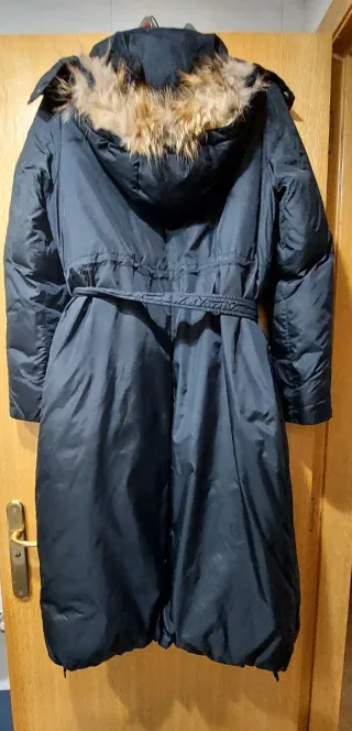 Chaqueta de plumas negra mujer talla 44