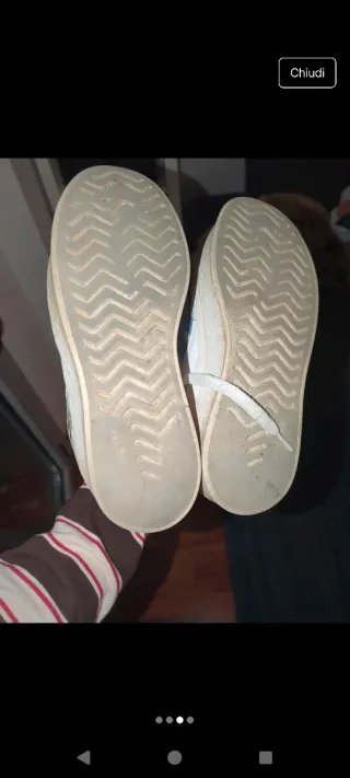 Adidas Sneakers Beige/Bianche