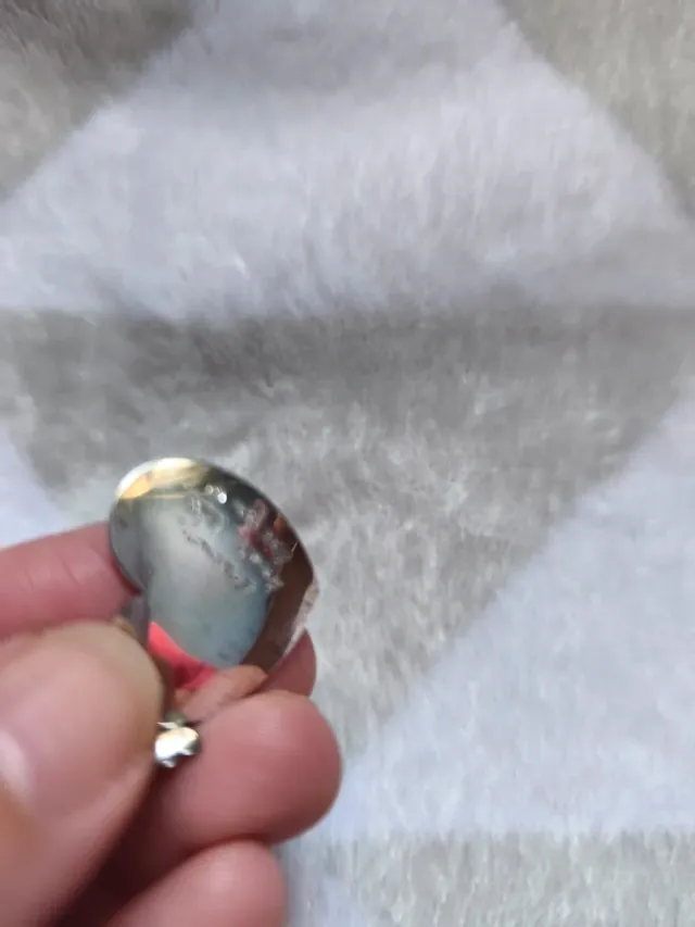 Colgante Corazón Plata con Diamante