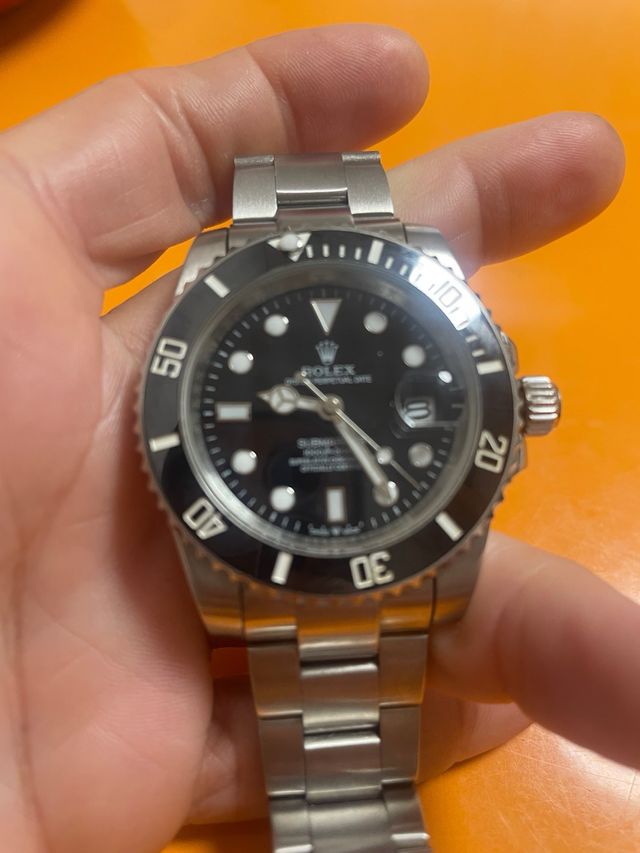 Reloj Rolex Acero Negro