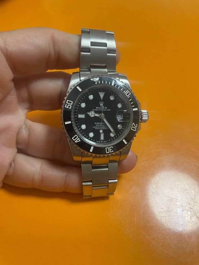 Reloj Rolex Acero Negro