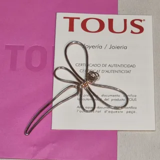 Colgante libélula Tous plata tamaño grande