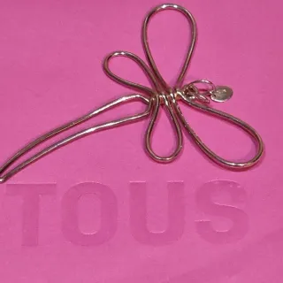 Colgante libélula Tous plata tamaño grande