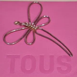 Colgante libélula Tous plata tamaño grande