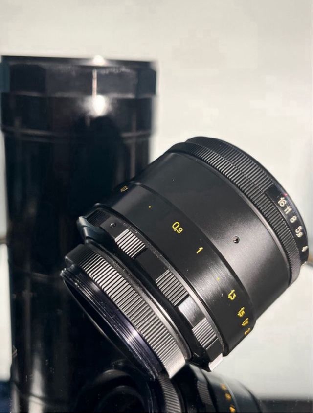 Helios 44-2 Diafragma Cinza-Azul