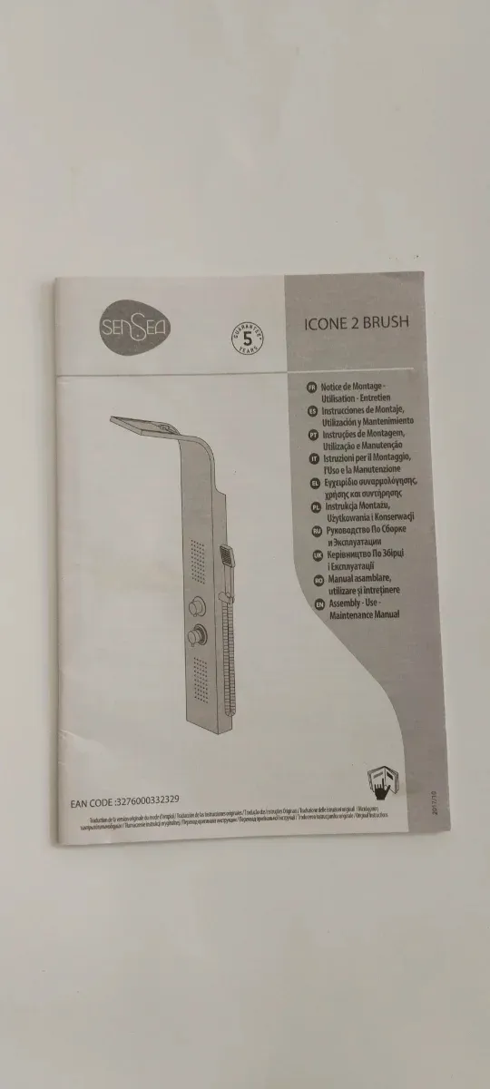 Columna de ducha hidromasaje