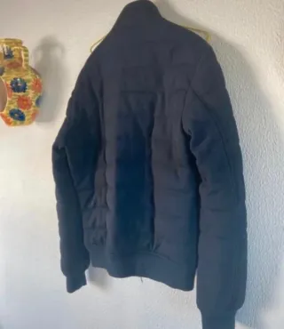 Chaqueta acolchada negra