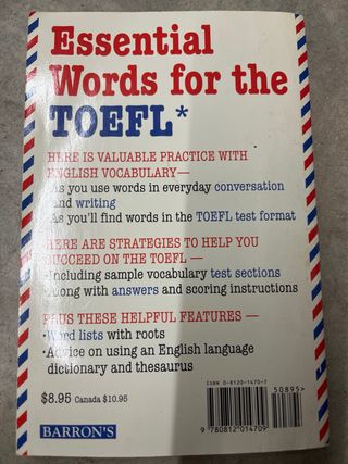 Essential Words for the TOEFL