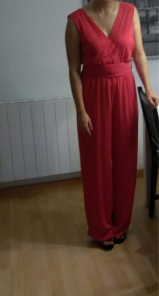 Mono Rojo Coral Invitada - Talla S