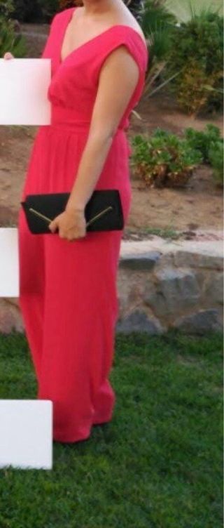 Mono Rojo Coral Invitada - Talla S