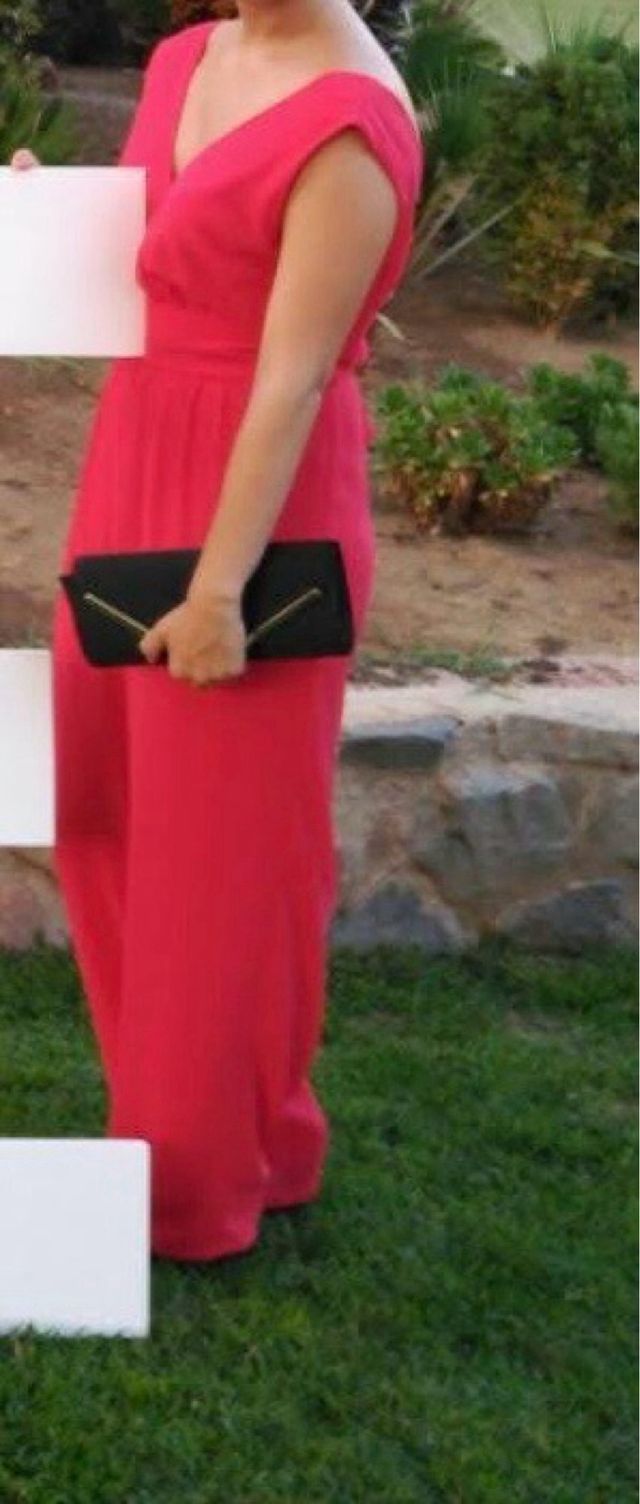 Mono Rojo Coral Invitada - Talla S