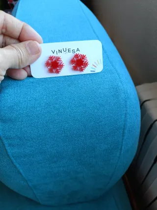 Pendientes "Vinuesa". Sin usar