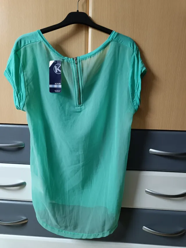 Camiseta Talla M, Transparencia y Cremallera detrá