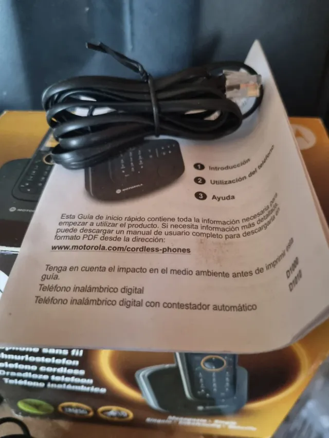 Teléfono inalámbrico Motorola D10