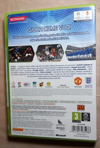 Xbox 360 PES 2012 Pro Evolution Soccer