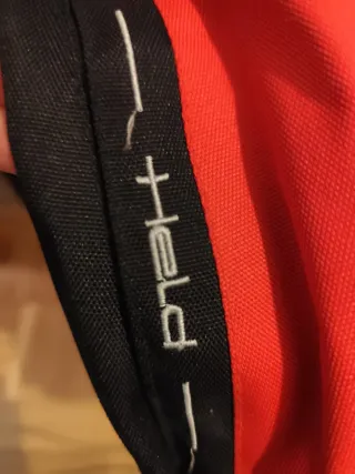 Chaqueta de moto Held negra y roja Talla DX2