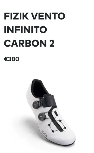 Zapatillas Fizik Vento Infinito Carbon 2 talla 45