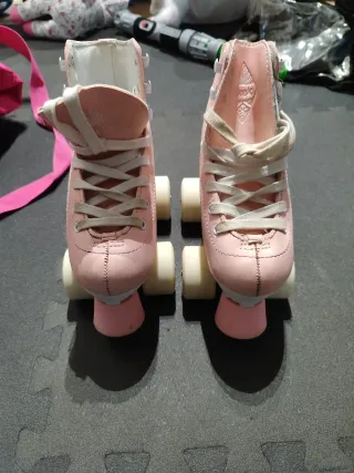 Patines 4 ruedas niña rosa